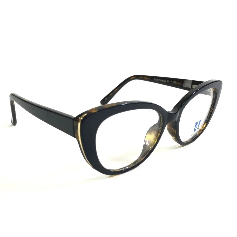 Capri Eyeglasses Frames UP306 Blue/Tortoise Cat Eye Full Rim 51-17-140
